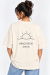 Women’s Ivory Brighter Days Oversized Tee