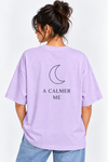Women’s Lavender Moon Graphic Oversized Tee