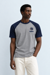 Rielon Premium Raglan Sleeve Double Tipping Collar Polo
