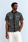Rielon Premium Contrast Collar Polo T-Shirt