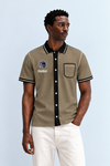 Rielon Premium Contrast Collar Polo T-Shirt
