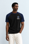 Rielon Premium Raglan Sleeve Double Tipping Collar Polo
