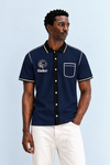Rielon Premium Contrast Collar Polo T-Shirt