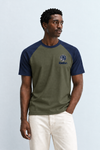 Rielon Premium Raglan Sleeve Double Tipping Collar Polo