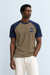 Rielon Premium Raglan Sleeve Double Tipping Collar Polo