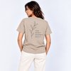 Women’s Beige Crew Neck Same Energy Tee