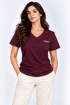 Women’s V-Neck Wine Testing T-Shirt