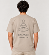 Men’s Taupe Crew Neck Balance Always T-Shirt