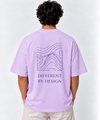 Men’s Lavender Oversized Graphic Tee