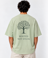 Men’s Oversized Mint Green Printed T-Shirt