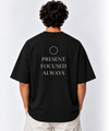 Men’s Black Oversized Graphic Tee