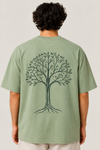 Men’s Sage Green Nature Oversized Tee