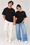 Black Braver Together Couple T-Shirt