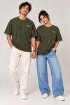 Forest Green Brighter Together Couple T-Shirts