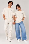 Ivory Explore Together Couple T-Shirt
