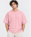 Men’s Blush Pink Geometric Oversized Tee