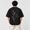 Men’s Oversized Black Printed T-Shirt