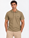 Pima Double Tipping Collar Polo T-Shirt