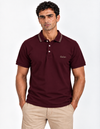Pima Double Tipping Collar Polo Tee