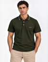 Pima Double Tipping Collar Polo Tees