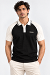 Premium Contrast Raglan Polo T-Shirt