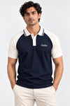 Premium Contrast Raglan Polo Tee