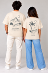 Ivory Explore Together Couple T-Shirt