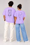 Lavender More Time Couple T-Shirts