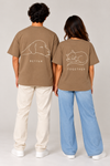 Mocha Brown Better Together Couple T-Shirts