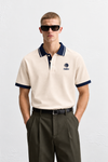 Rielon Premium Contrast Tipping Collar Polo T-Shirt