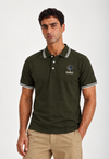 Supima Piqué Double Tipping Collar Polo T-Shirt