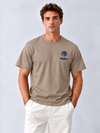 Rielon Premium Sleepwear Contrast Crew Neck T-Shirt