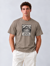 Rielon Premium Front Panel Print Crew Neck T-Shirt