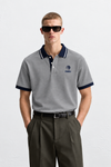 Rielon Premium Contrast Tipping Collar Polo T-Shirt