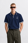 Rielon Premium Contrast Tipping Collar Polo T-Shirt