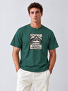 Rielon Premium Front Panel Print Crew Neck T-Shirt