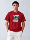 Rielon Premium Front Panel Print Crew Neck T-Shirt