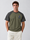 Rielon Premium Raglan Sleeve Crew Neck T-Shirt