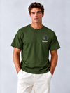 Rielon Premium Sleepwear Contrast Crew Neck T-Shirt