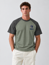 Rielon Premium Raglan Sleeve Crew Neck T-Shirt